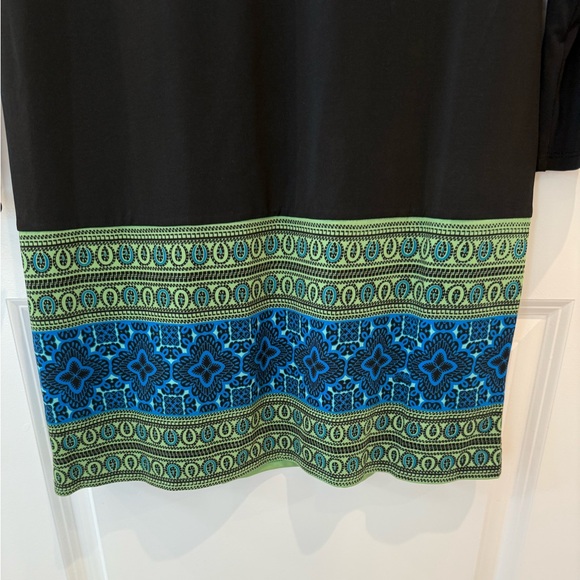 new HALE BOB Beaded Neckline Long Sleeve Black Dress - Picture 3 of 6